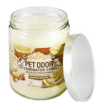 Load image into Gallery viewer, Specialty Pet Products Odor Exterminator Candle, Creamy Vanilla, 13 Ounce Jar (Pack of 2)
