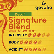 Load image into Gallery viewer, Gevalia Signature Blend Decaf Mild Light Roast Keurig K-Cup® Coffee Pods (12 ct Box)
