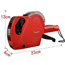 Load image into Gallery viewer, Wild-us MX5500 EOS Red 8 Digits Pricing Gun Kit with 7,000 Labels &amp; Spare Ink

