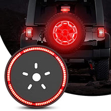 Load image into Gallery viewer, Nilight - TL-12 Spare Tire Brake Light Wheel Light 3rd Third Brake Light for Wrangler 2007-2018 JK JKU YJ TJ, Red Light
