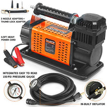 Load image into Gallery viewer, ALL-TOP Air Compressor Kit, 12V Portable Inflator 6.35CFM, Offroad Air Compressor for Truck Tires,Air Pump for Car Tire, Heavy Duty Air Compressor Max 150PSI for Jeep SUV 4x4 Vehicle RV Tire

