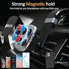 Load image into Gallery viewer, BESTRIX Magnetic Phone Car Mount Magnetic Car Cell Phone Holder Magnet Car Phone Holder Compatible iPhone 12 11 Pro Max/XS/XR/X/SE/8/7 Samsung Galaxy S20/S10/S9 &amp; All Smartphones (Dashboard)
