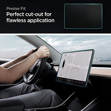 Load image into Gallery viewer, Spigen Tempered Glass Screen Protector [GlasTR EZ FIT] designed for Tesla Model 3 / Y Dashboard Touchscreen - Matte/Anti Fingerprint
