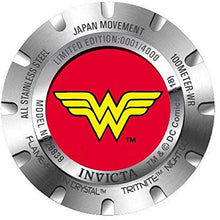 Load image into Gallery viewer, Invicta Women's DC Comics Quartz Watch with Stainless Steel Strap, Gold, Blue, 20 (Model: 26839)
