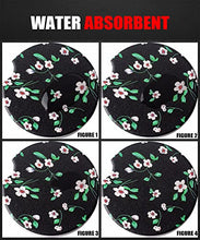 Load image into Gallery viewer, Yeeper Absorbent Ceramic Car Coasters for Cup Holder - Set of 2 Pack, Ceramic Stone with A Finger Notch for Easy Removal of Auto Cup Holder Coaster, Car Decor Accessories, Mandala

