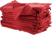 Load image into Gallery viewer, Shop Towels Red-Commercial/Industrial B Grade MHF brand - 1000 piece box - NEW 100% Cotton
