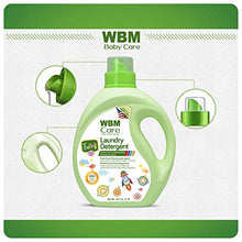 Load image into Gallery viewer, WBM INTERNATIONAL Liquid Baby Laundry, Fragrance Free, 50 Loads Each, Pack of 2, 3X Concentrated Detergent, 70 Fl Oz
