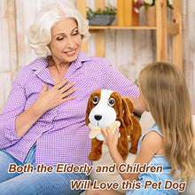 Load image into Gallery viewer, SdeNow Dog Stuffed Animals,Walking Singing Realistic Toy Dog Anime Plush Electronic Pet Baby Stuffed Animals Walking Dog Toy Interactive Puppy Gift
