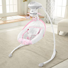 Load image into Gallery viewer, Fisher-Price Deluxe Cradle 'n Swing- Surreal Serenity - Soothing Baby Swing With Two Swinging Motions, Super Soft Fabrics &amp; a Built-In Mobile [Amazon Exclusive]

