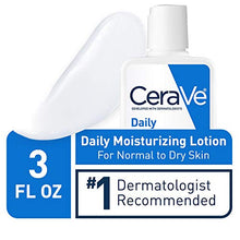 Load image into Gallery viewer, CeraVe Daily Moisturizing Lotion | 3 Ounce | Face &amp; Body Lotion for Dry Skin with Hyaluronic Acid | Fragrance Free
