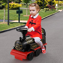Load image into Gallery viewer, TEMI Ride On Toy Powered Train with Track Early Educational Electric Vehicle Kids Riding Car w/ Lights &amp; Sounds Storage Seat Gift for Children Baby Toddlers Boys &amp; Girls Age 2-6

