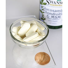 Load image into Gallery viewer, Glucosamine, Chondroitin, &amp; Msm 240 Tabs Made in USA by Swanson 2 pack of 120 Tabs
