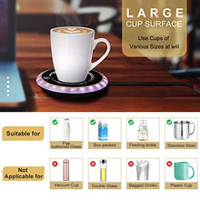 Load image into Gallery viewer, Symani Coffee Mug Warmer - Smart Wax Candle Warmer with Auto Shut Off for Home Office Desk Use, Electric Hot Plate with Touch Control,Mugs Warmer with Light for Beverage Cocoa Tea Water Milk
