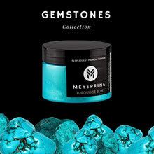 Load image into Gallery viewer, MEYSPRING Turquoise Blue Epoxy Resin Color Pigment - 50g - Mica Powder for Epoxy
