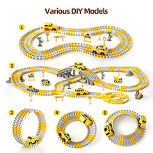 Load image into Gallery viewer, iHaHa 236 PCS Construction Toys Race Tracks for Boys Kids Toys, 6 PCS Construction Car and Flexible Track Playset Create A Engineering Road for 3 4 5 6 Year Old Boys Girls Toys
