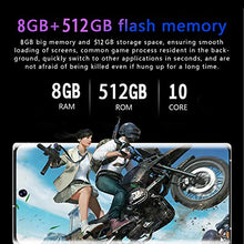 Load image into Gallery viewer, Mobile Phone, Note10pro Android 10.0, 6.8-inch Water Drop Full Screen, Unlocked 5G Smartphone SIM Free Calls, 4800mAh Large Battery Fast Charging, 13MP+24MP Dual Camera, 8GB+512GB, Fingerprint,Face
