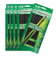 Load image into Gallery viewer, Dixon Ticonderoga Wood-Cased #2 Pencils, Case of 72, Black
