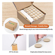 Load image into Gallery viewer, Furniture Pads 300 Pack Premium Furniture Felt Pads (Beige), Huge Quantity Self Adhesive Felt Pads, Anti Scratch Floor Protector for Furniture Legs Hardwood Floor with 60 Cabinet Door Bumpers
