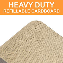 Load image into Gallery viewer, K&amp;H PET PRODUCTS EZ Mount Cat Scratcher Kitty Sill Cradle &amp; Refill - Perfect Cardboard Cat Toy and Sunny Lounge Spot in One Complete Kitty Sill Cradle Black/Cardboard 11 X 20 X 2 Inches
