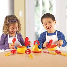 Load image into Gallery viewer, Learning Resources Pretend &amp; Play Cooking Set - 10 Pieces, Ages 3+ Pretend Play Food for Toddlers, Preschool Learning Toys, Kitchen Play Toys for Kids

