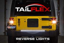Load image into Gallery viewer, LEDGlow 36" Red TailFlex Tailgate LED Light Bar with White Reverse Lights for Jeep &amp; SUVs - Brake, Running, Turn Signals &amp; Hazard Lights - Flexible Waterproof Strip - Flat 4 Pin Connector
