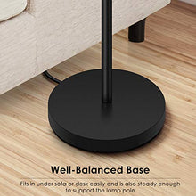 Load image into Gallery viewer, Floor Lamp - Standing Lamp, 9W LED Floor Lamp, Energy Saving &amp; 50,000hrs Long Lifespan, 3000K Warm White, Eye-Caring, Torchiere Floor Lamps for Bedroom, Living Room, Office, Reading, Black Floor Lamps
