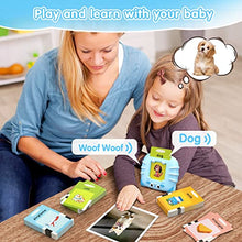 Load image into Gallery viewer, Talking Flash Cards Learning Toys: Talking FlashCards Learning Toys for 2 3 4 5 6 Year Old Boys Girls - Educational Flash Cards for Toddlers Baby - Electronic Flash Cards Toys &amp; 224 Words (Best Blue)
