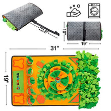 Load image into Gallery viewer, ZMUBB Pet Snuffle Mat for Dogs Sniff Mat Nosework Feeding Mat Slow Feeder Interactive Dog Puzzle Toys for Training and Stress Relief Encourages Natural Foraging Skills
