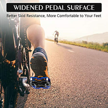 Load image into Gallery viewer, Hirate Mountain Bike Pedals,3 Durable Sealed Bearing CNC Machined Bicycle Pedal Aluminum Alloy Flat Cycling Platform for BMX MTB Road Bicycle 9/16"
