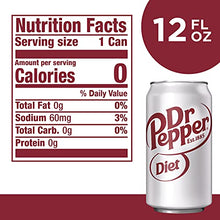 Load image into Gallery viewer, Diet Dr Pepper, 12 fl oz cans (Pack of 12)
