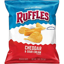 Load image into Gallery viewer, Ruffles Potato Chips, Cheddar Sour Cream, 1oz (40 Count)
