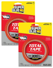 Load image into Gallery viewer, Super Glue 11710606 Mounting Construction Adhesive Tape.75-Inch x 98-Inch, Transparent with red Layer
