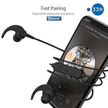 Load image into Gallery viewer, Wireless Bluetooth Headphones, RAVEtone Bluetooth Earphones with Enhanced Bass, Bluetooth 5.0, IPX4 Sweat-Resistant, 5-Hour Battery Life, Built-in Mic, Secure Fit Sports Earphones for Gym, Running
