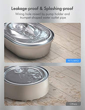 Load image into Gallery viewer, PETLIBRO Cat Water Fountain Stainless Steel, Hygienic Material, Super Quiet Easy Clean, Adjustable Water Flow, Healthy Pet Water Fountain, Dishwasher Safe 67oz/2L Dog Water Dispenser for Cats &amp; Dogs
