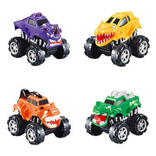 Load image into Gallery viewer, JOYIN 16 Pack Valentines Day Gift Cards With Gift Pull Back Monster Truck Toys for Valentine's Classroom Exchange Prizes Valentine Party Favor Toys
