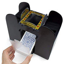 Load image into Gallery viewer, Brybelly Blackjack Shoe Collection|Clear Casino Grade Acrylic for Standard Decks| Shoe, Discard Tray &amp; Shuffler - 6 Deck Size
