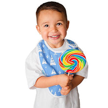 Load image into Gallery viewer, Baby Bibs Large Burpy Cloth 4 Pack Gift Set Soft Absorbent Feeding Reflux Drool Teething Bibs, Adjustable Snap Buttons, Funny Designs for Boys &amp; Girls - Desert
