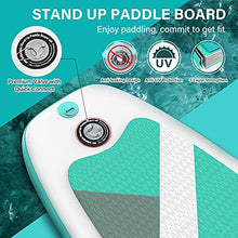 Load image into Gallery viewer, Gruper Inflatable Stand Up Paddle Boards with 3 Layers Anti Air Leakage Design, 330 lb Load-Bearing Weight, Anti Non-Slip Deck, Premium SUP Accessories, for Having Fun in Rivers, Lakes
