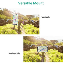 Load image into Gallery viewer, Bike Mount, Universal Bicycle Phone Holder, Adjustable Silicone Handlebar Mount Compatible with iPhone 11 Pro Max/8/7/6 Plus, Samsung S9/S8 Plus 4.5"-6.0", Ideal for Mountain Bikes and Motorcycle
