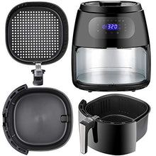 Load image into Gallery viewer, SUPER DEAL Pro 1700W Digital Air Fryer 7.6 Quart Extra Large Capacity Oven Cooker with 7 Cooking Presets Auto Shut off &amp; Timer Dishwasher Safe Parts Recipes &amp; CookBook
