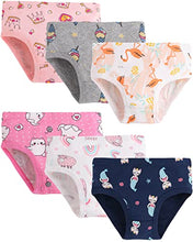 Load image into Gallery viewer, Finihen Little Girls Soft Cotton Underwear Comfort Panties Toddler Briefs 2T
