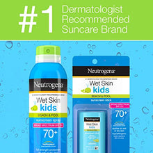 Load image into Gallery viewer, Neutrogena Wet Skin Kids Water Resistant Sunscreen Stick, Kids Sunscreen for Face and Body, Broad Spectrum SPF 70 UVA/UVB Sun Protection, Oil-Free &amp; Hypoallergenic, 0.47 oz
