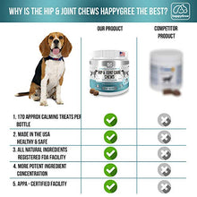 Load image into Gallery viewer, BEST HIP &amp; JOINT SUPPLEMENTS FOR DOGS: Product of USA- Natural Pain Relief &amp; Mobility + Аnti-inflammatory and Аnti-arthritic effects Maximum strength Glucosamine &amp; Chondroitin approx/170 Soft Chews
