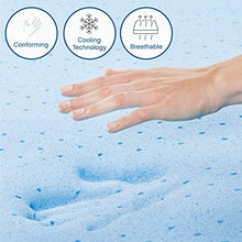 Load image into Gallery viewer, Classic Brands Cool Gel Chill Memory Foam 14-Inch Mattress with 2 BONUS Pillows |CertiPUR-US Certified |Bed-in-a-Box, Queen
