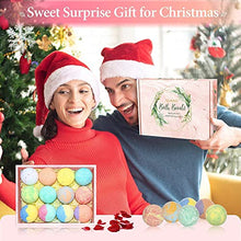 Load image into Gallery viewer, Exfoliating Back Scrubber for Shower and 12 Pcs Bath Bombs Gift Set Bundle for Her/Him
