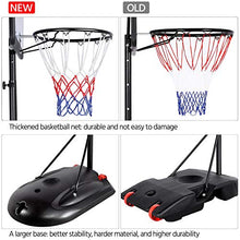 Load image into Gallery viewer, YAHEETECH 7.2-9.2ft Basketball Hoop Backboard System Portable Removeable Basketball Hoop &amp; Goals Outdoor/Indoor Adjustable Height Basketball Set for Kids/Youth/Teenagers
