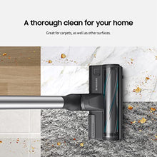 Load image into Gallery viewer, SAMSUNG Jet 75 Complete Cordless Stick Vacuum Cleaner w/ Clean Station, Removable Battery, Lightweight, Powerful Cleaning for Hardwood Floors, Carpets, Area Rugs, VS20T7551P5/AA, Silver
