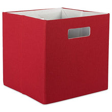 Load image into Gallery viewer, DII Hard Sided Collapsible Fabric Storage Container for Nursery, Offices, &amp; Home Organization, (13x13x13") - Solid Rust
