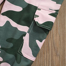 Load image into Gallery viewer, Fernvia Toddler Girls Clothes 2T 3T 4T 5T Fall Outfits Baby Pullover Sweatshirt &amp; Camouflage Pants Set Kids Winter Sweatsuit
