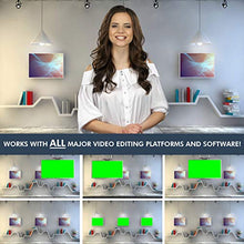 Load image into Gallery viewer, Modern Library Green Screen Virtual Set
